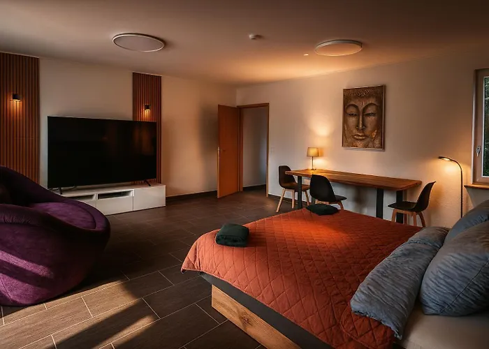 Luxury Modern Design Mit Terrasse 招待所 科布倫茨